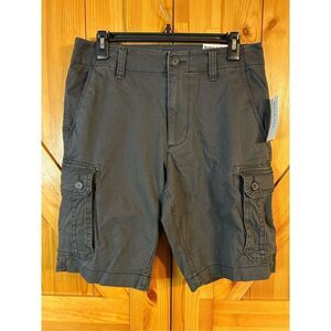 Old Navy broken in cargo built in flex shorts size 29 gray nwt￼(4915)